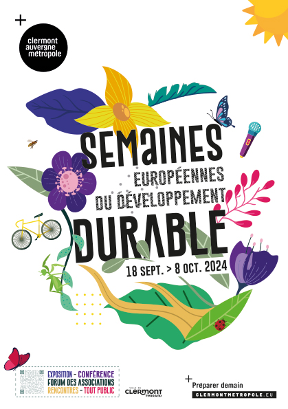 programme des semaines européennes du développement durable dans la métropole clermontoise du 18 septembre au 8 octobre 2024