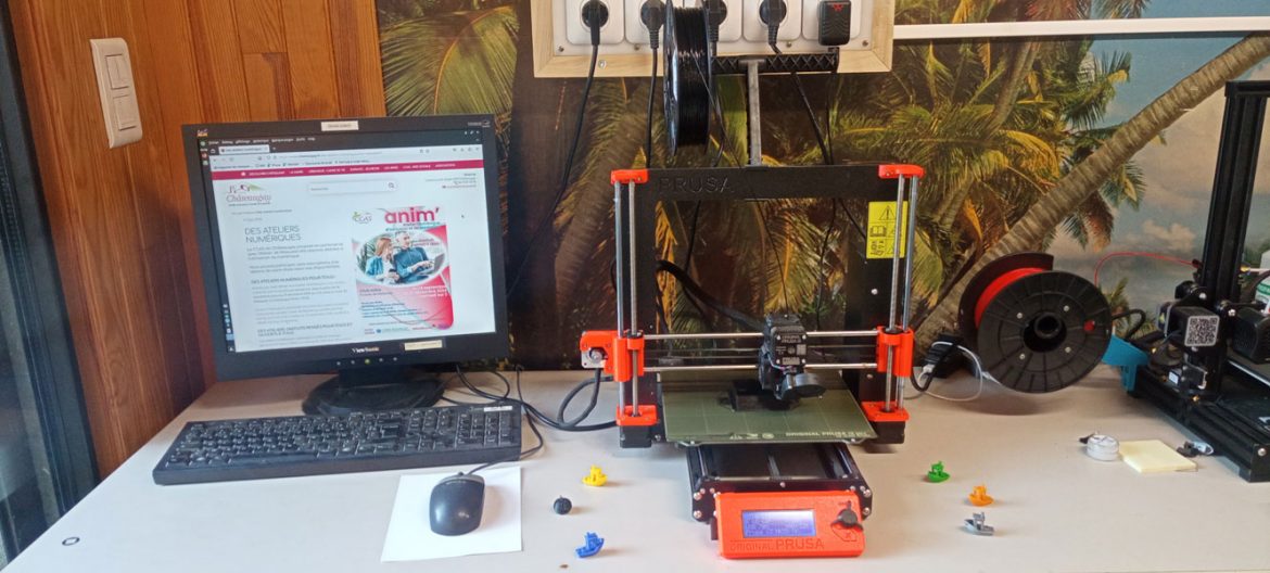 Démonstration d'impression 3D à l'atelier ANIM'